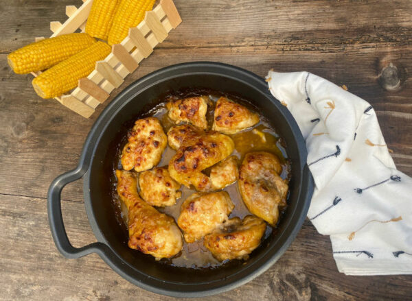 Pollo Asado Con Sopa De Cebolla Y Salsa De Vermut Coren