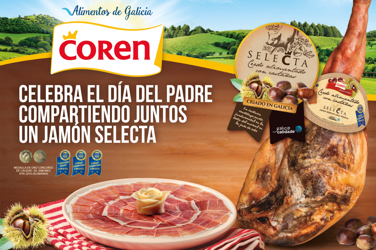 Regala un jamón Selecta por el Día del Padre | Coren